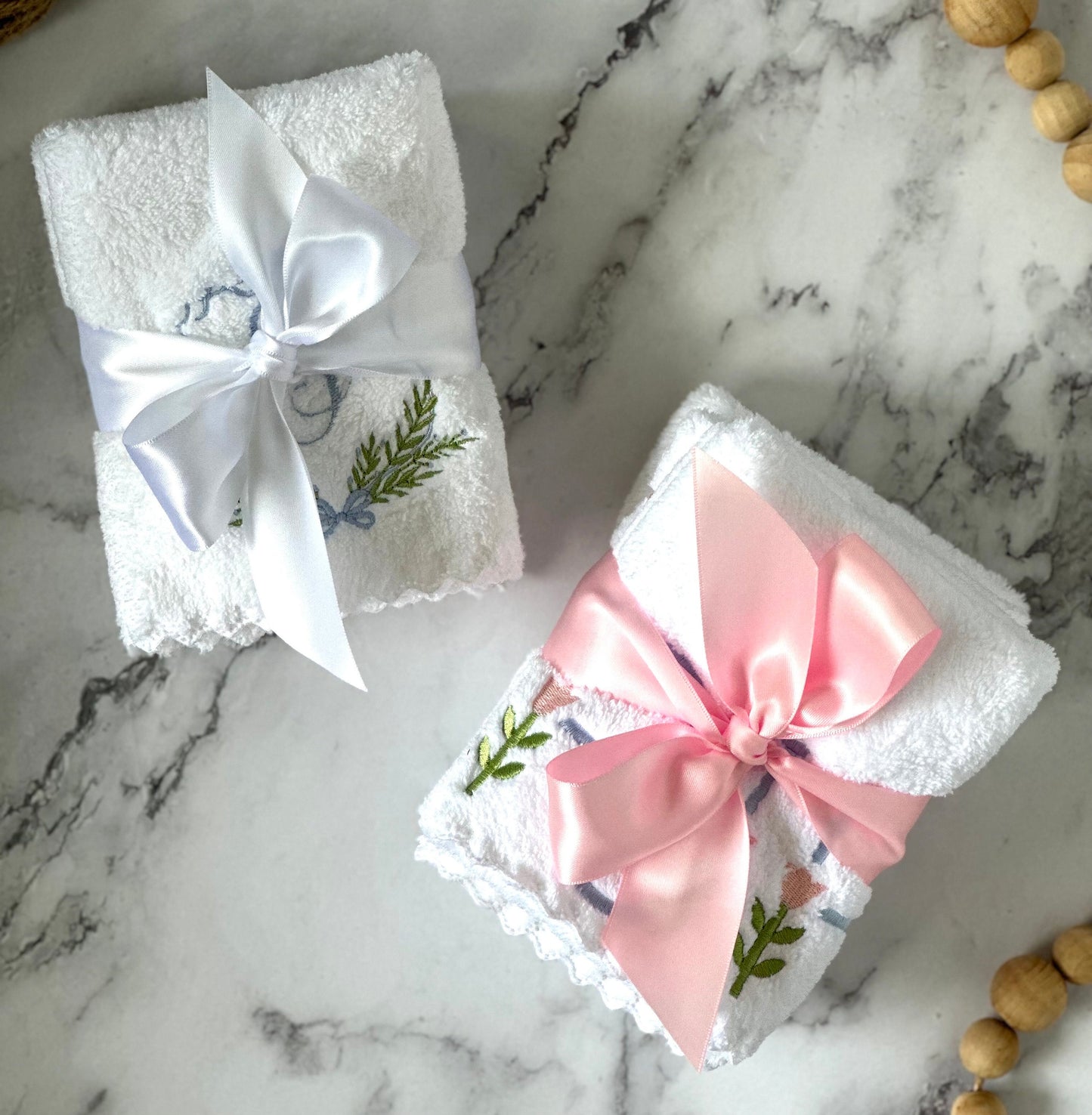 Embroidered Hand Towels