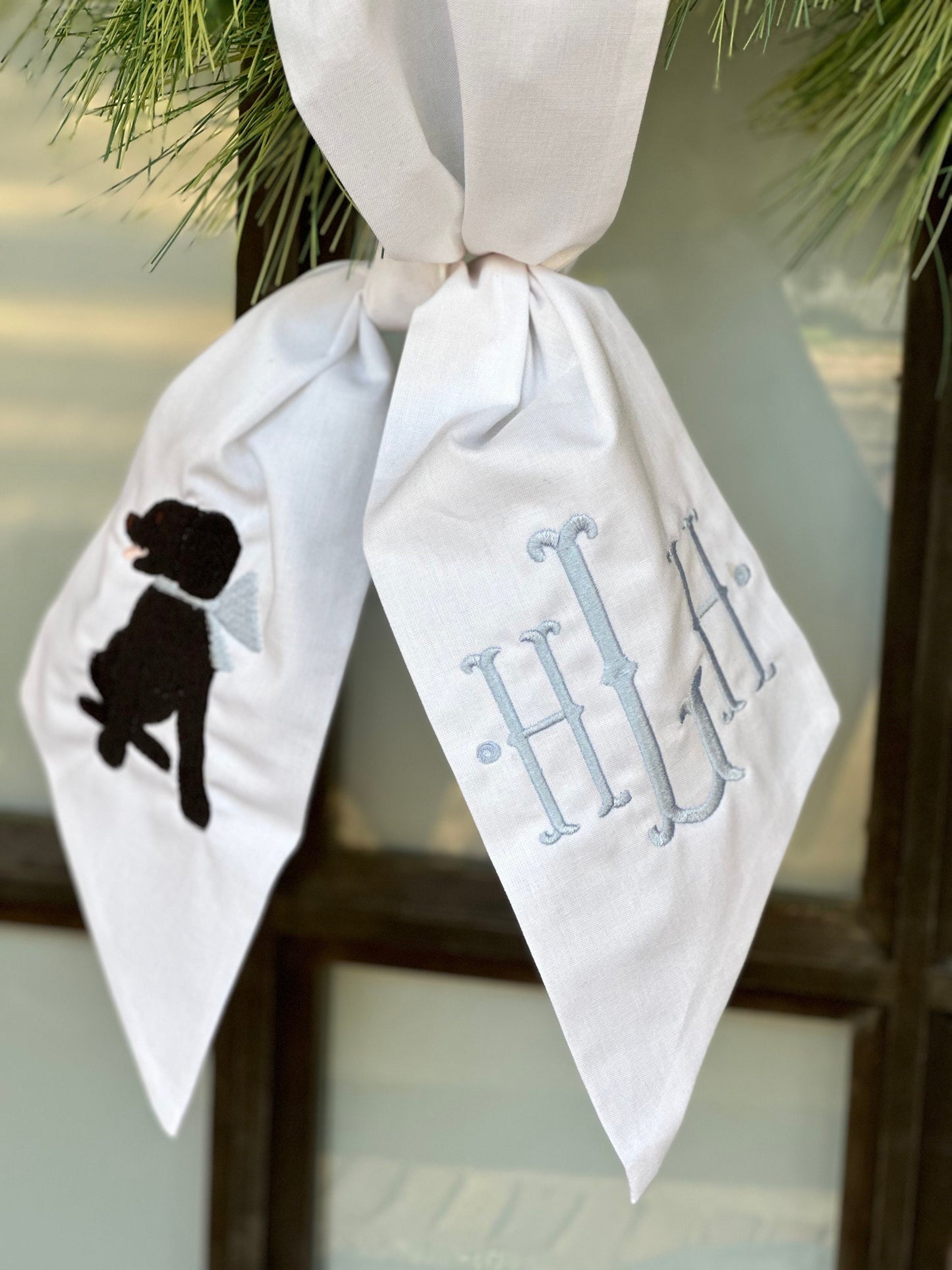 Custom Door Wreath Sash