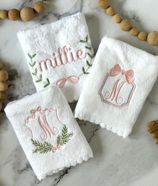 Embroidered Hand Towels