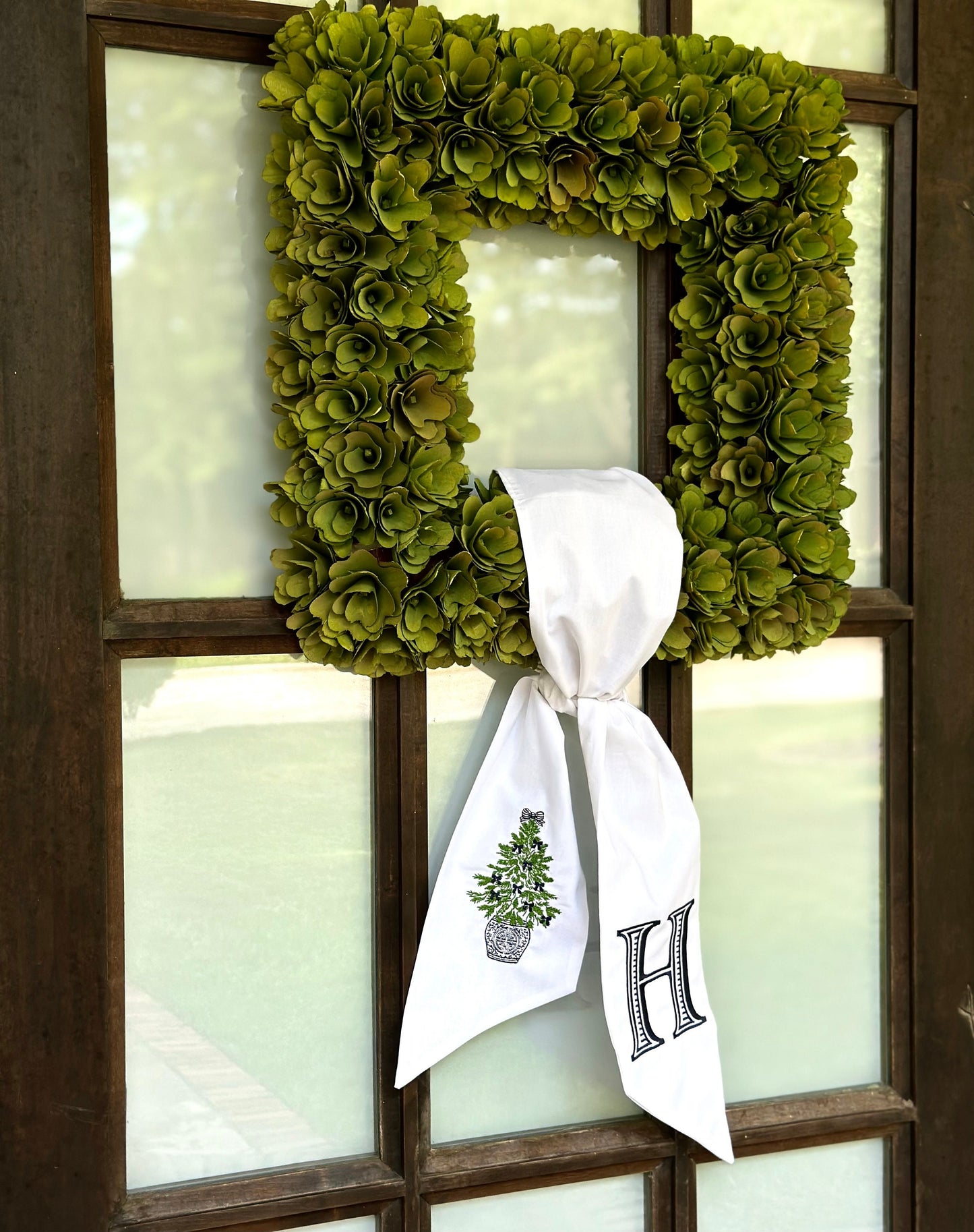 Custom Door Wreath Sash