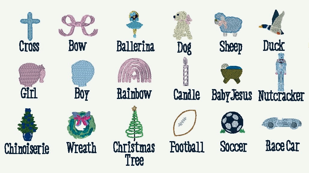 Custom Christmas Hoop Ornament