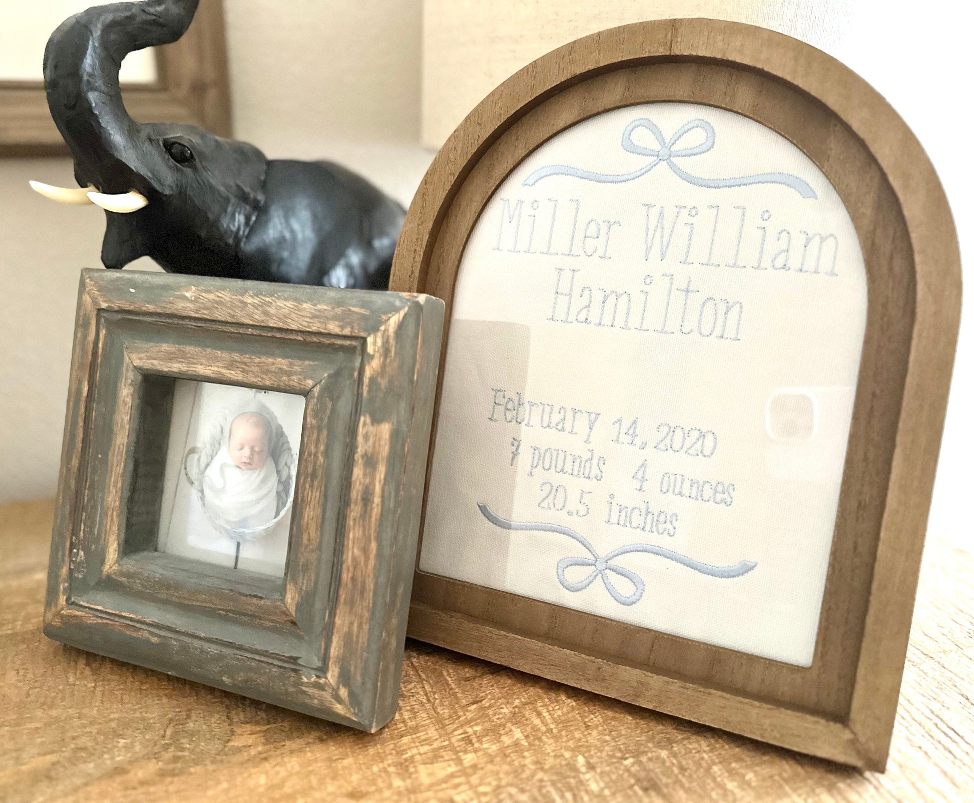 Baby Birth Stat Card