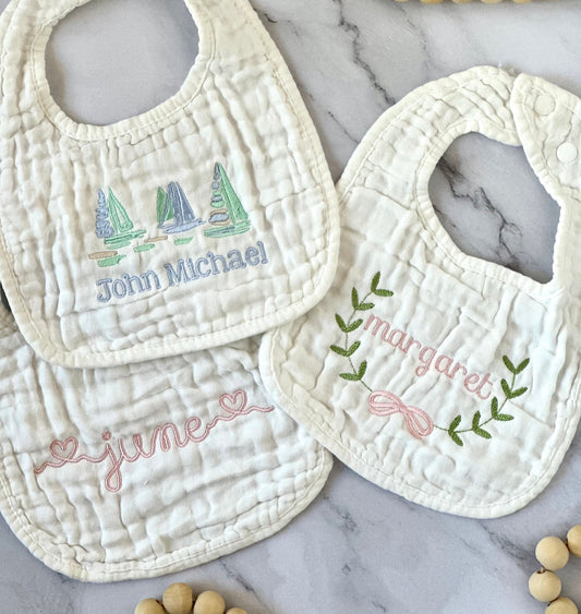 Muslin Baby Bibs