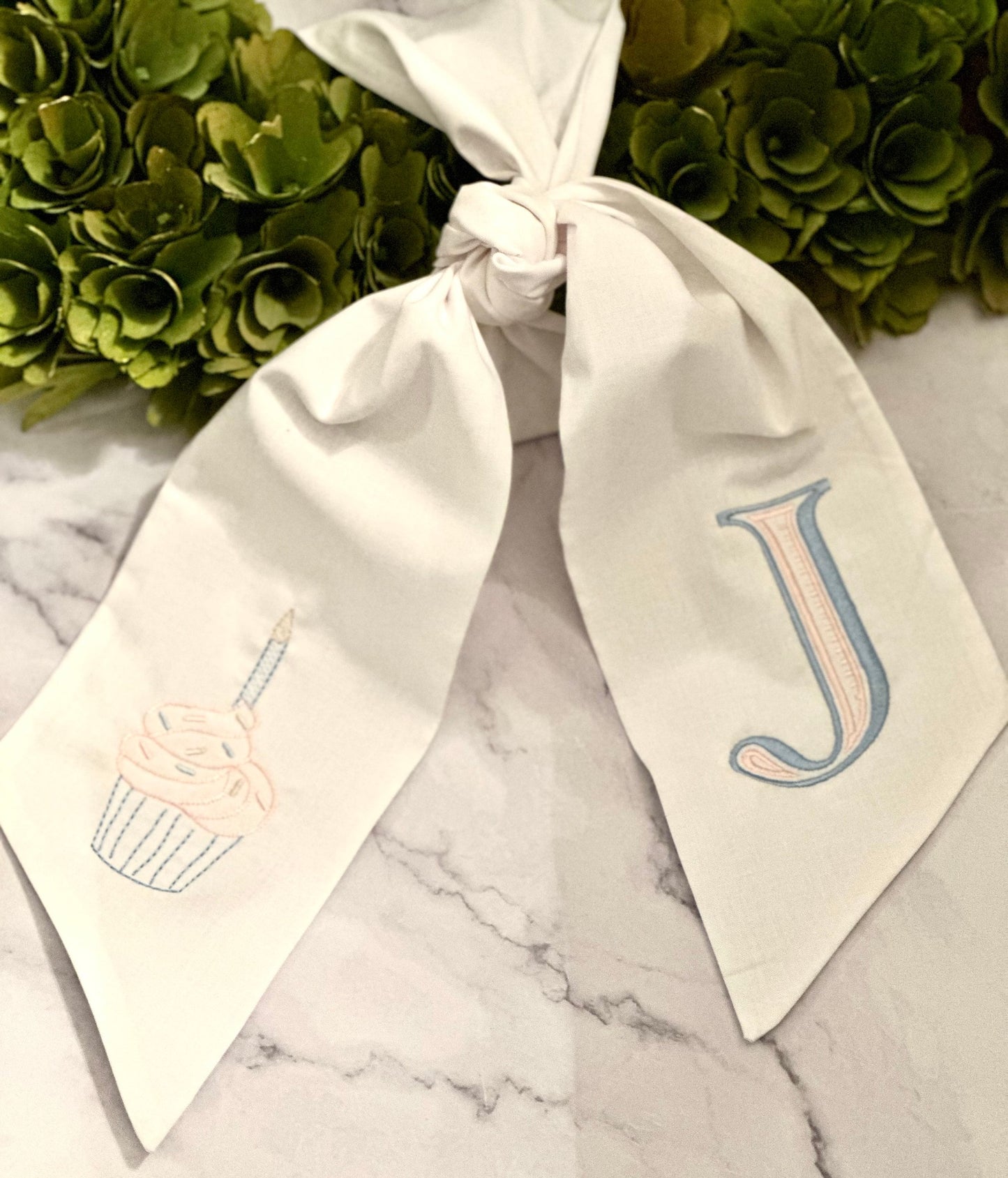 Custom Door Wreath Sash