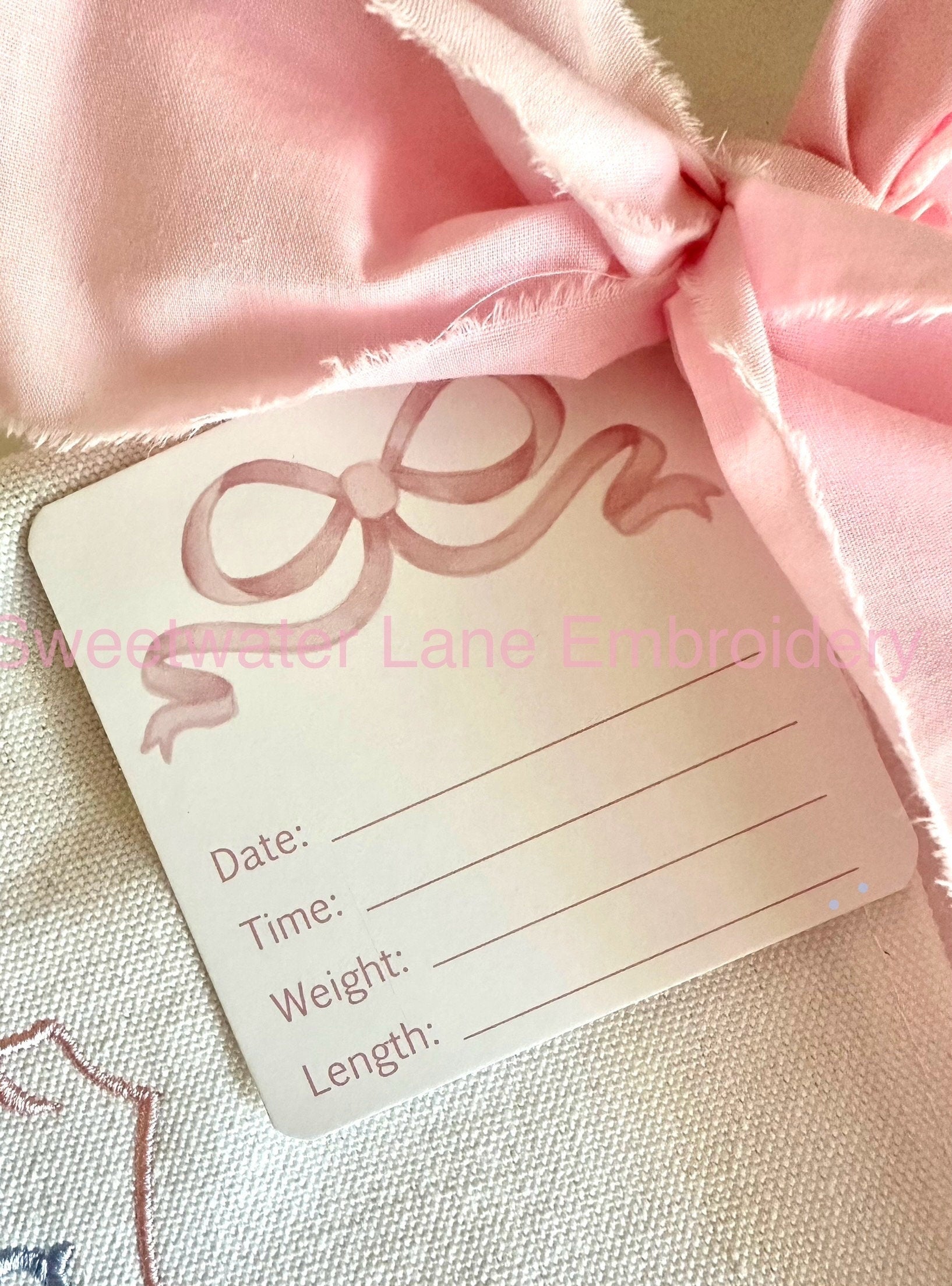 Baby Birth Stat Statistics Cards
