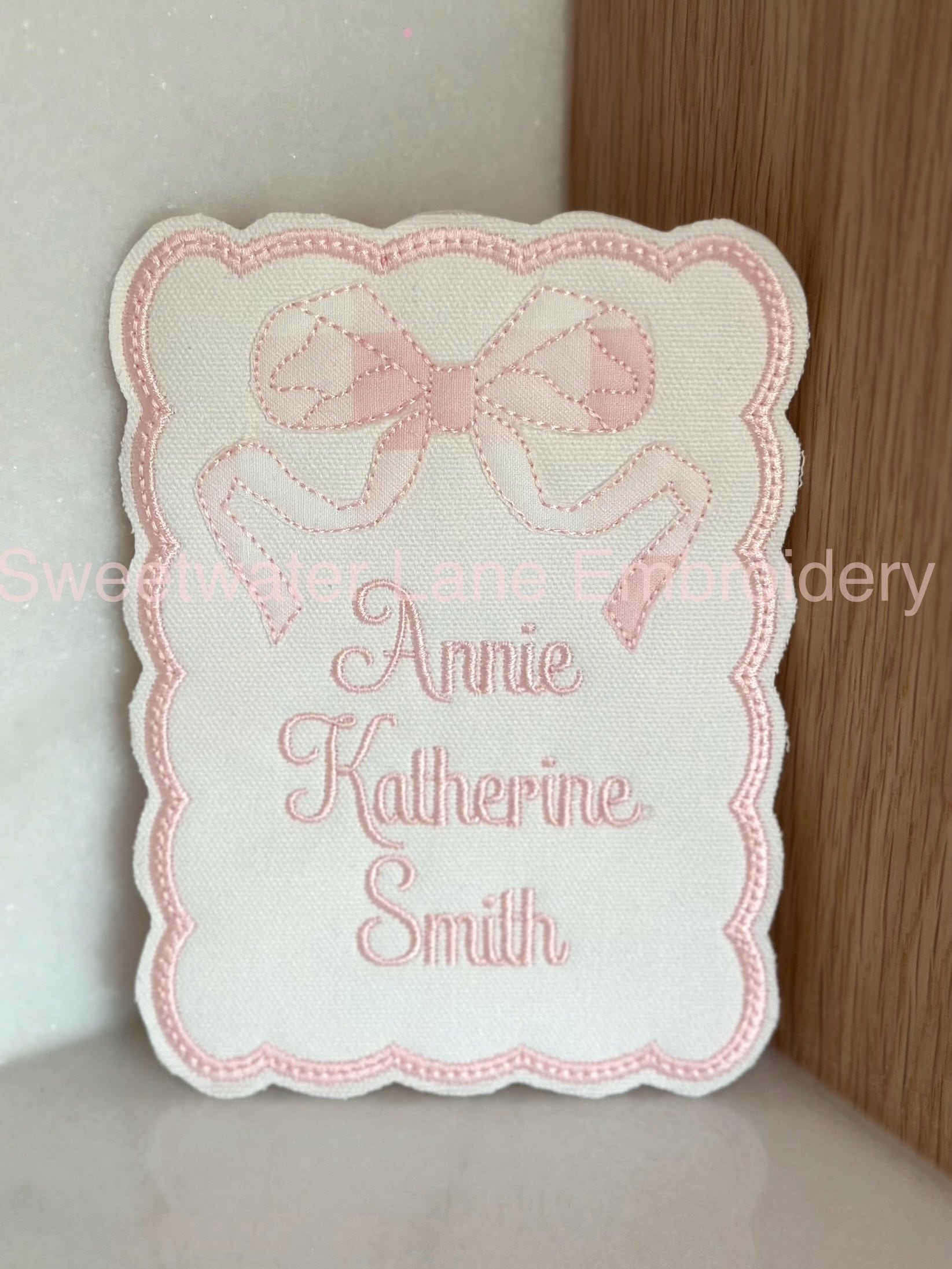 Bassinet Name Card