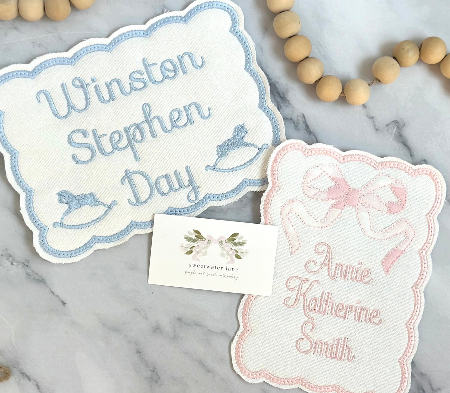 Bassinet Name Card