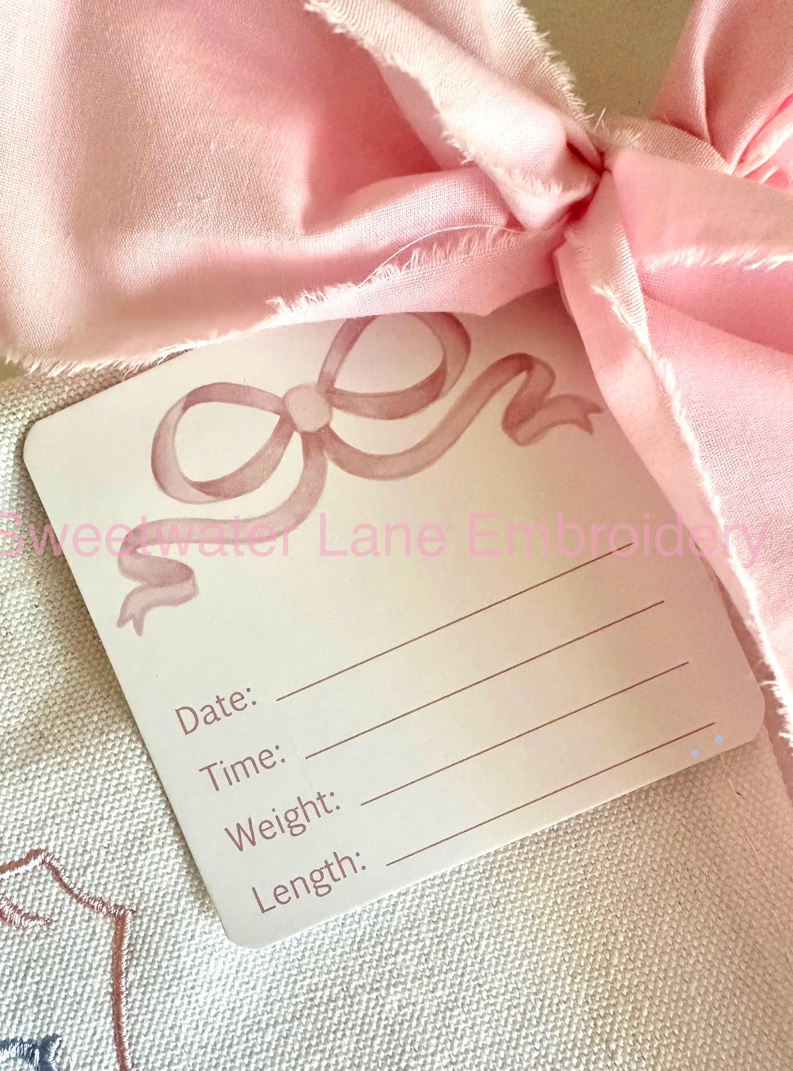 Gender Reveal Banner