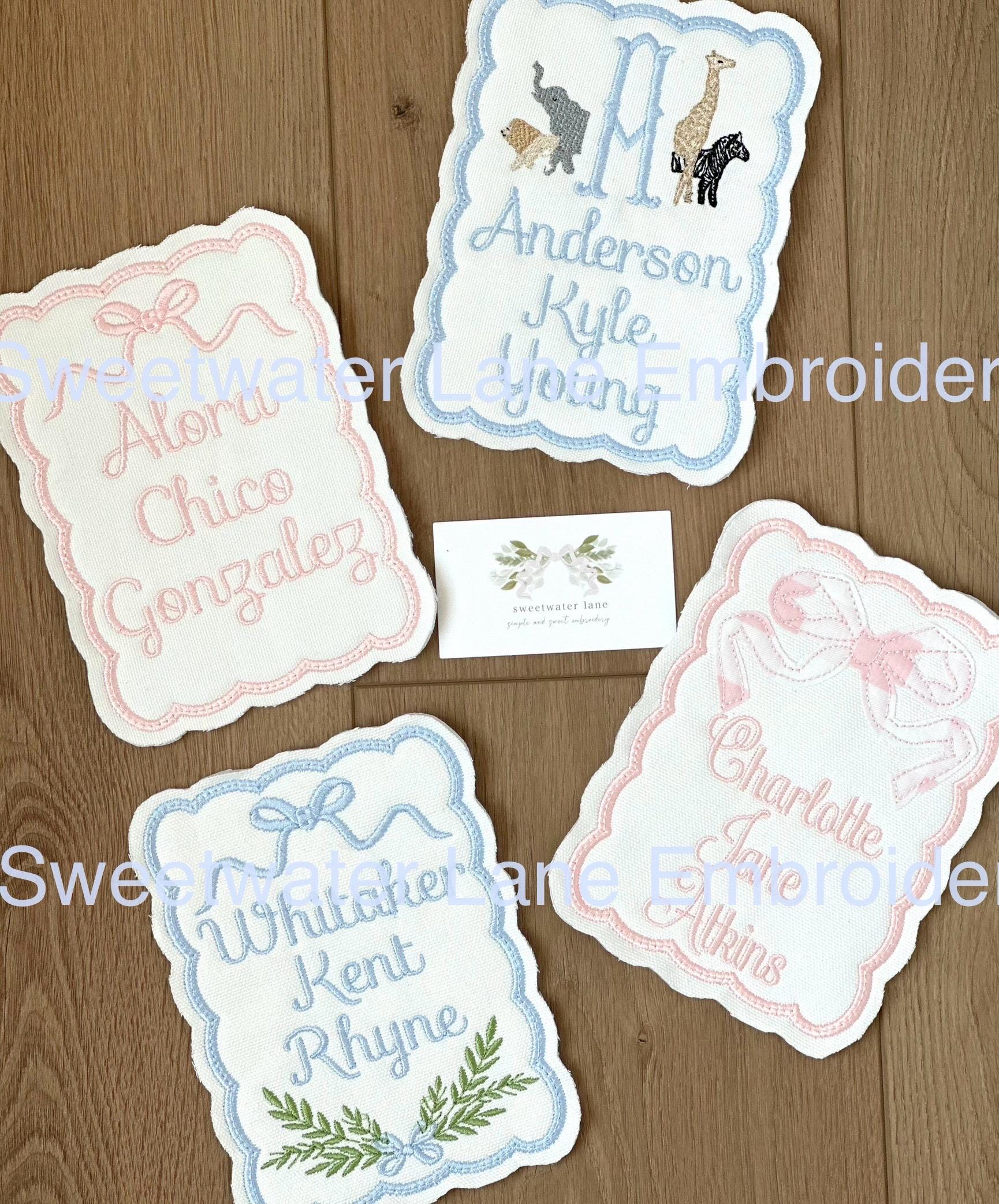 Bassinet Name Card