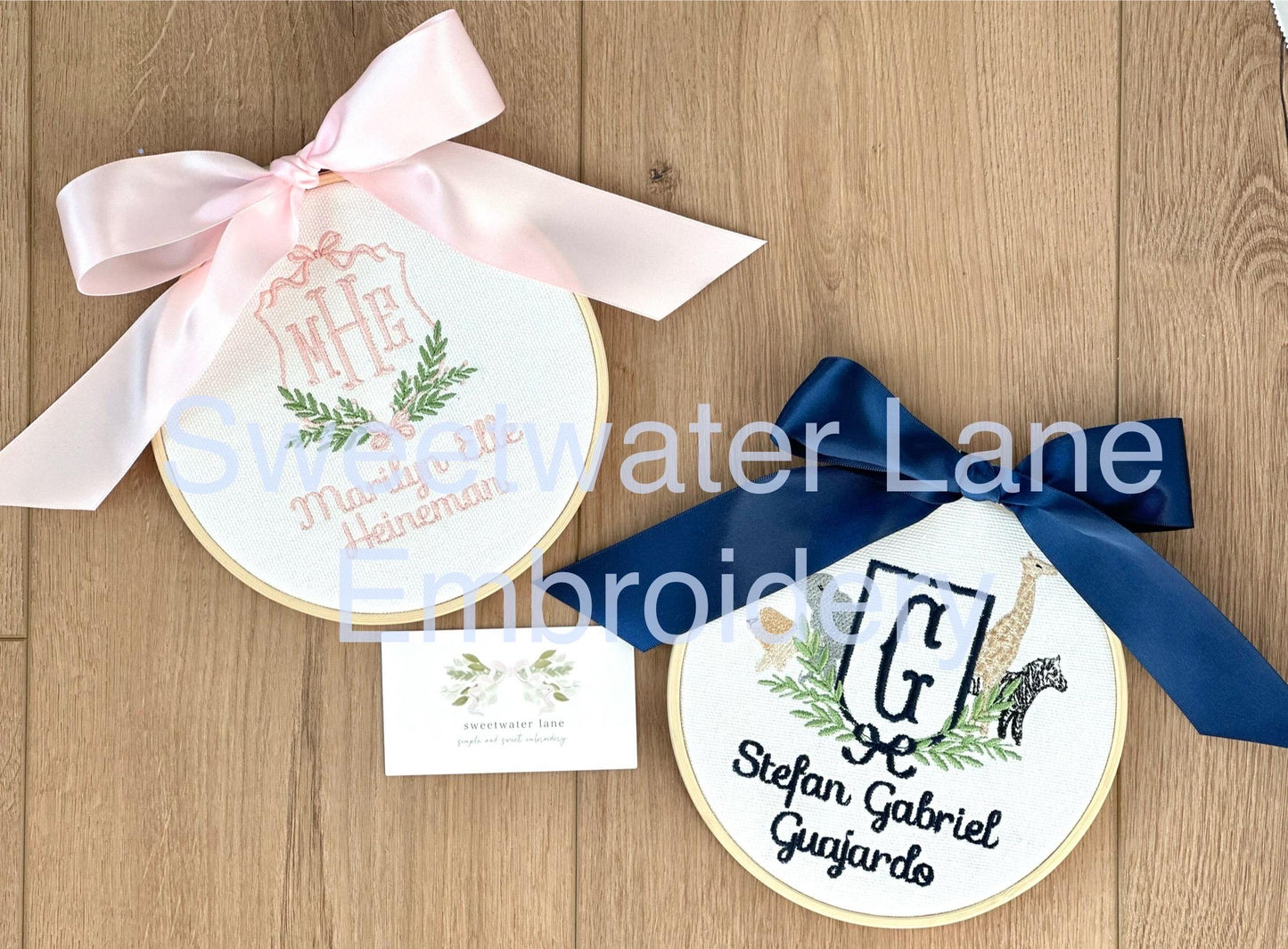 Mini Hoop Baby Banner
