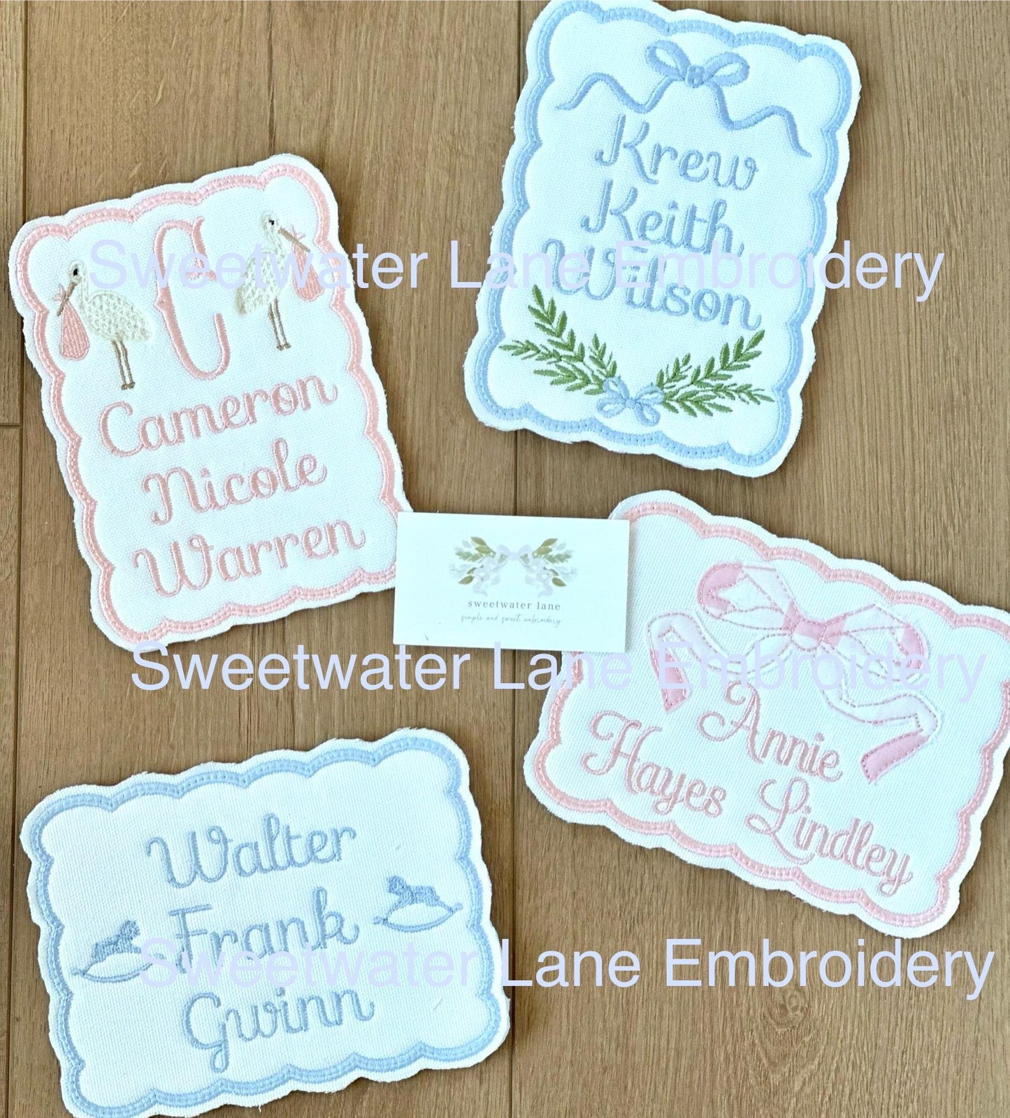 Bassinet Name Card