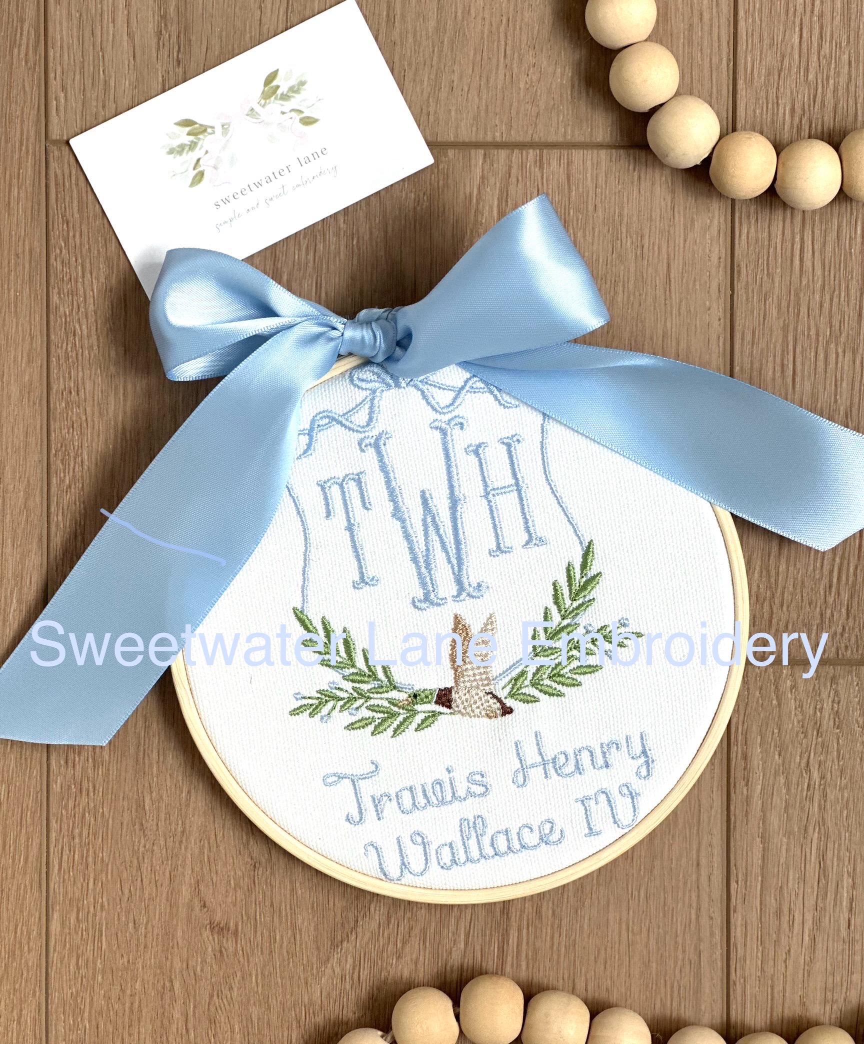 Mini Hoop Baby Banner