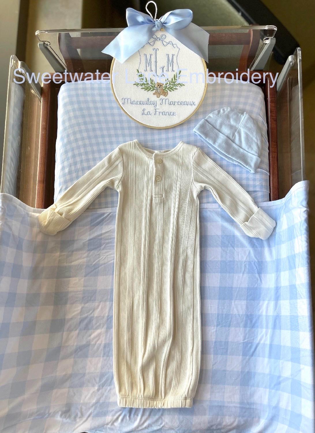 Mini Hoop Baby Banner