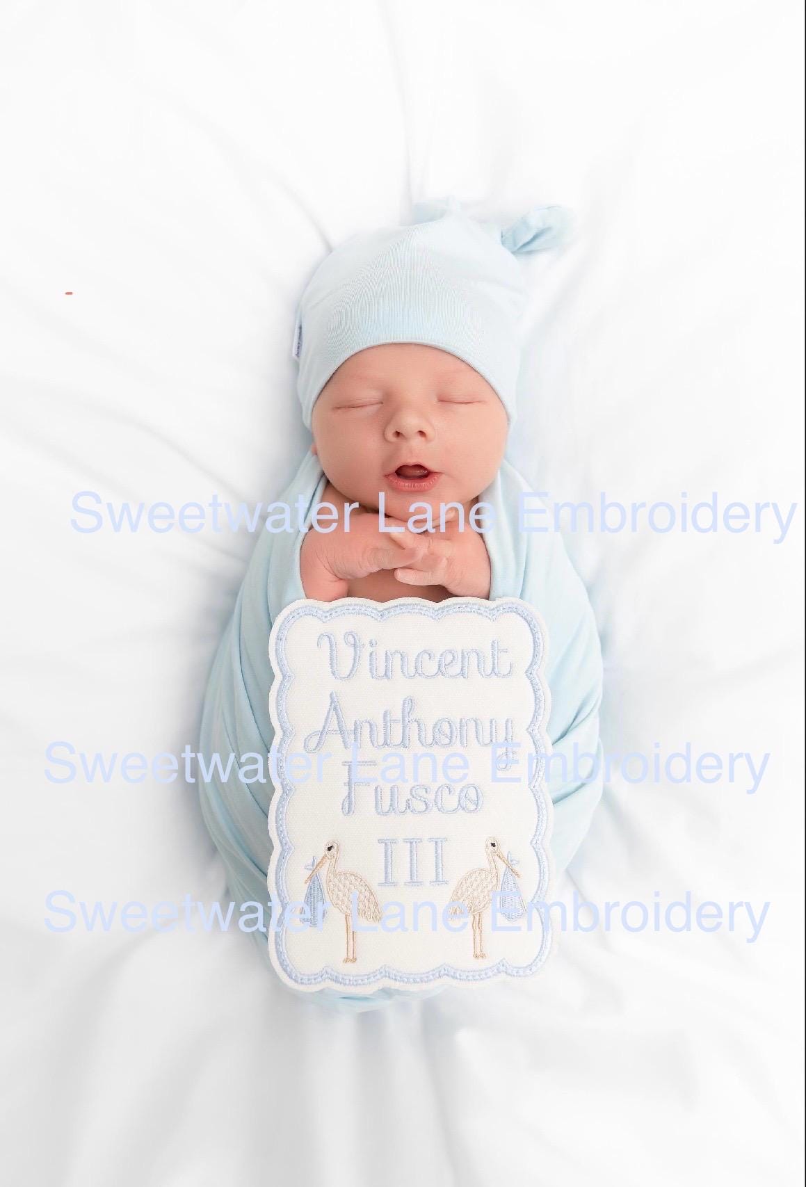 Bassinet Name Card