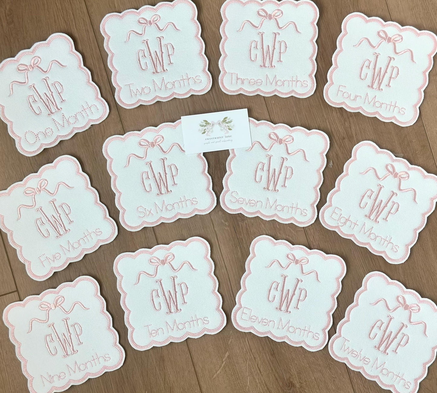 Baby Monthly Milestone Cards