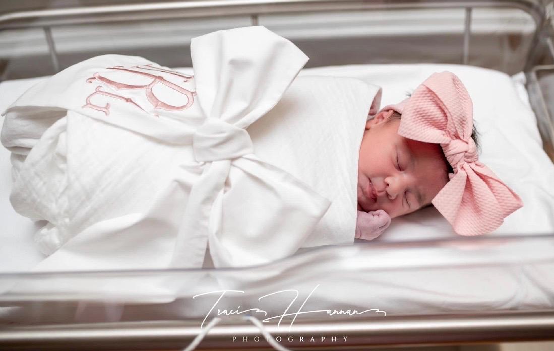Baby Swaddle Bow Sash