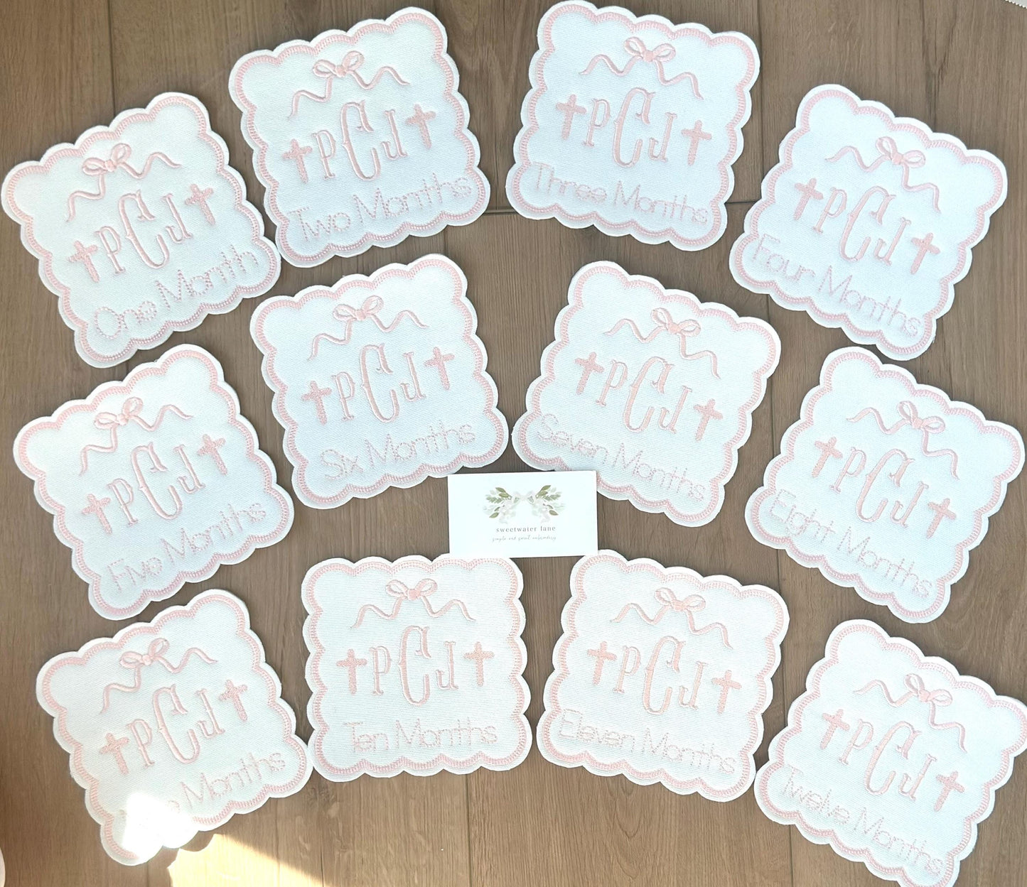 Baby Monthly Milestone Cards
