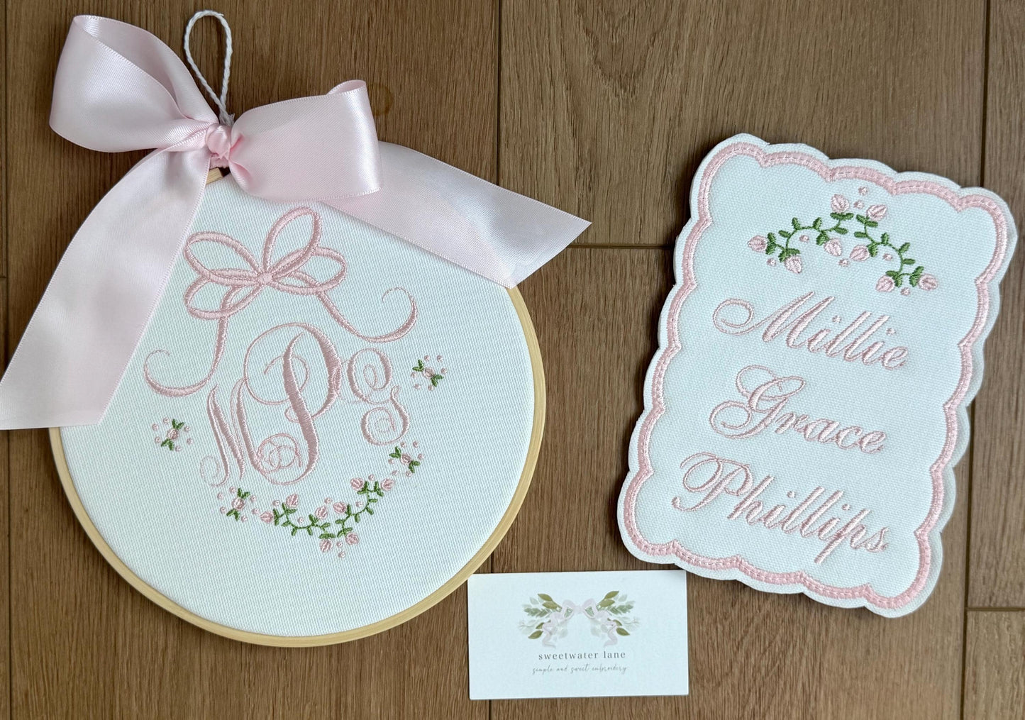 Mini Hoop Baby Banner