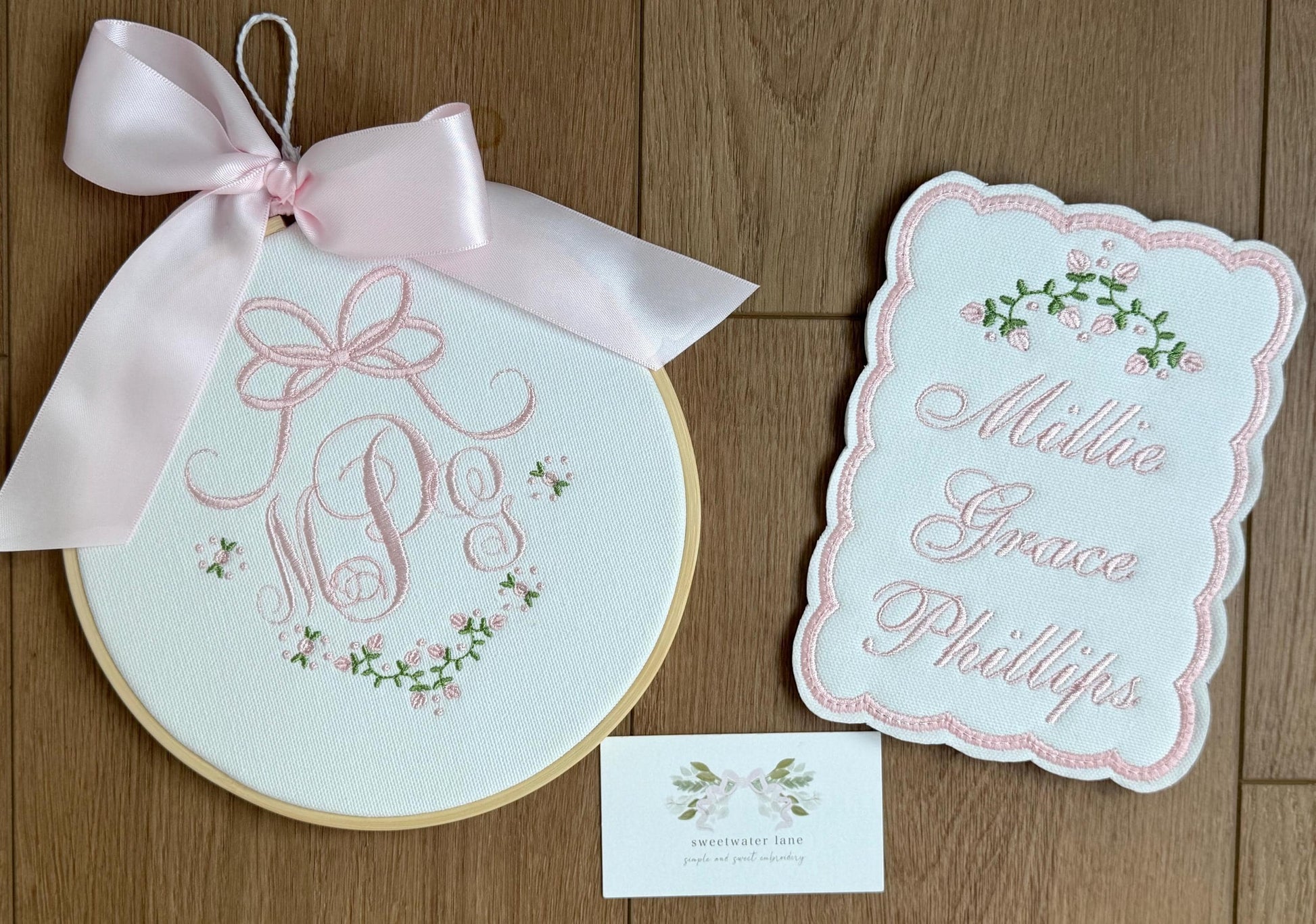 Mini Hoop Baby Banner