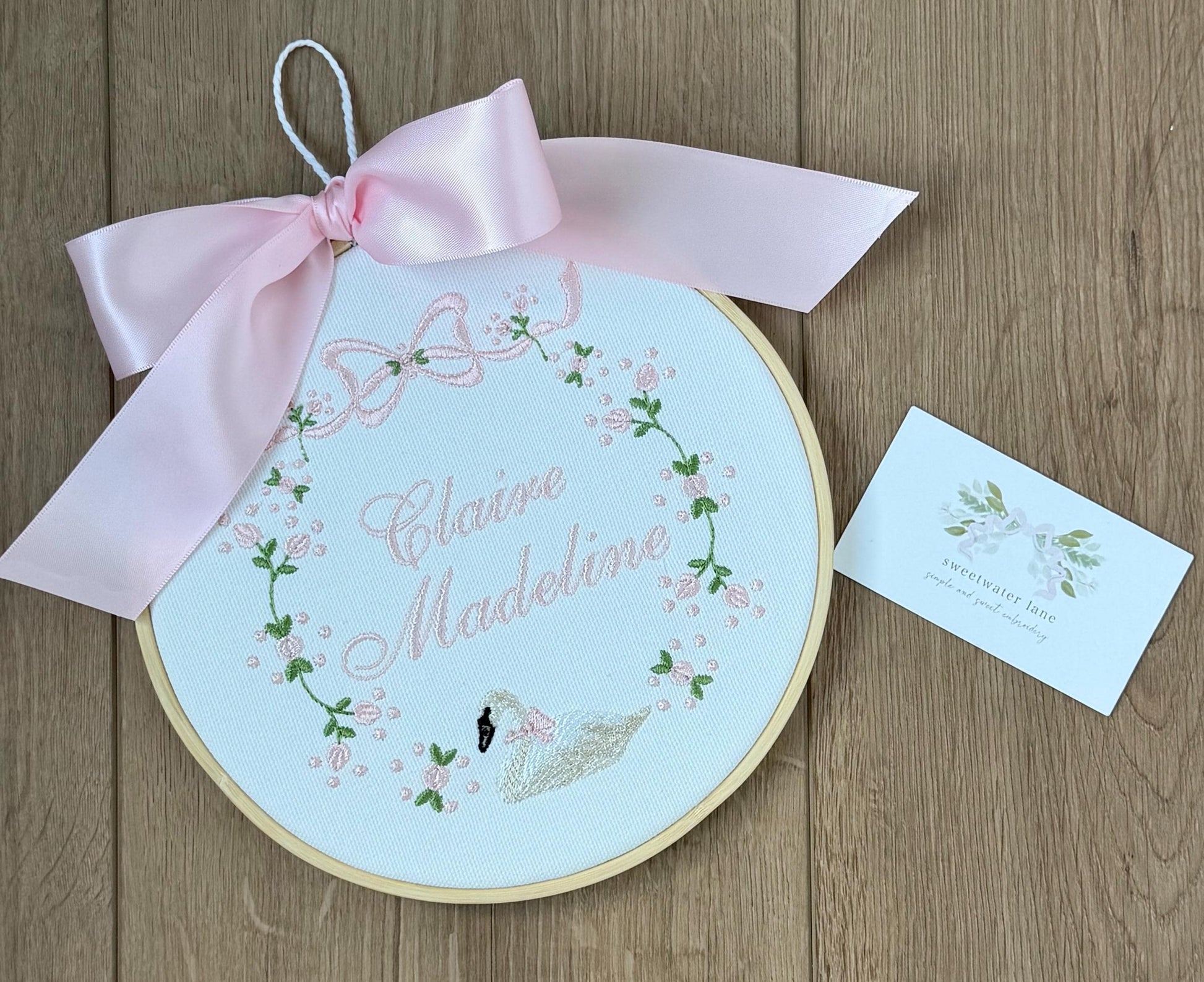 Mini Hoop Baby Banner